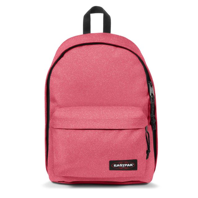 Mochila Eastpak rosa purpurina
