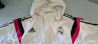 Chubasquero Adidas Real Madrid blanco