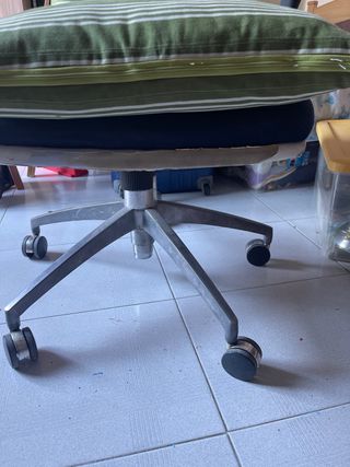  silla de officina rayas verdes