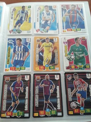 Cartas fútbol LaLiga 18-19-20
