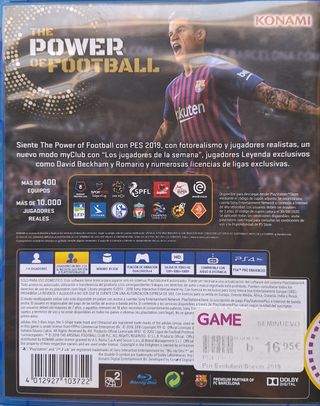 PES2019 PS4 (PlayStation 4) - Konami