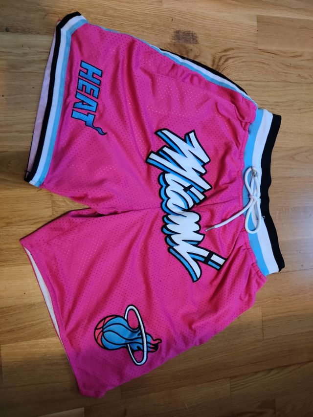 Shorts Miami Heat Rosa