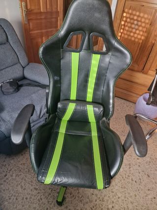 Silla Gaming - Negra y Verde