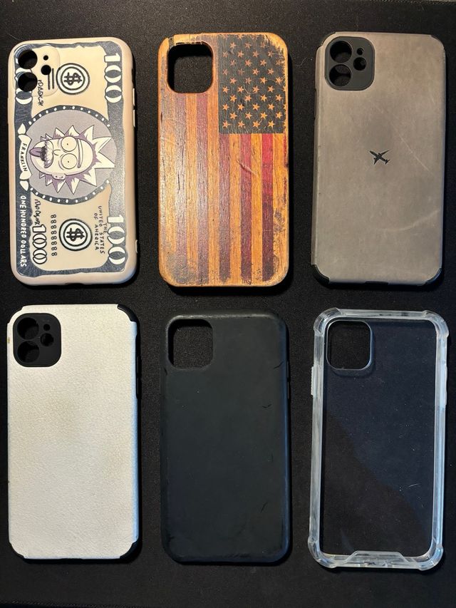 6 custodie per iPhone 11 - Assortite