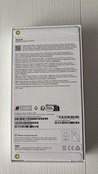iPhone 16 - Nero Spazio Grigio