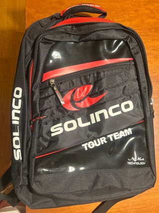 Mochila Solinco Tour Team - Negra/Roja