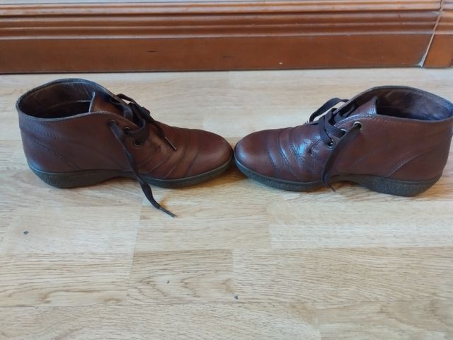 Botines Pitillos Marrón Mujer 38