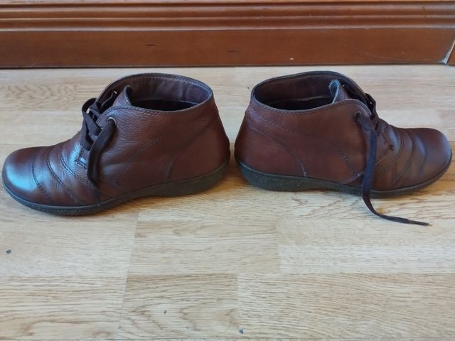 Botines Pitillos Marrón Mujer 38