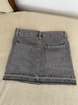Falda vaquera Zara niña gris - Talla 13-14 años