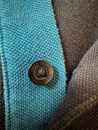 Polo Fred Perry M - Negro & Verde Agua