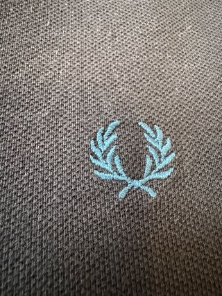 Polo Fred Perry M - Negro & Verde Agua