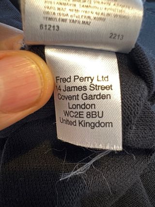 Polo Fred Perry M - Negro & Verde Agua