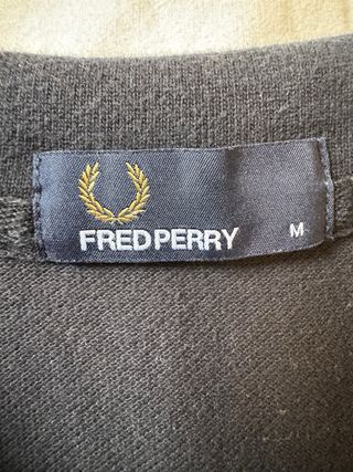 Polo Fred Perry M - Negro & Verde Agua