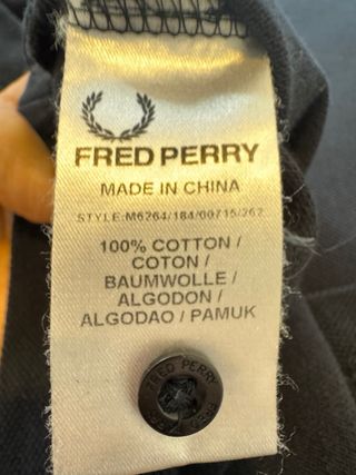 Polo Fred Perry M - Negro & Verde Agua