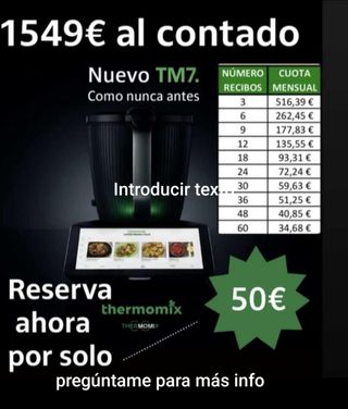 Thermomix TM7 a estrenar
