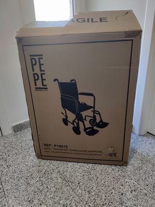 Silla de ruedas estrecha para interior