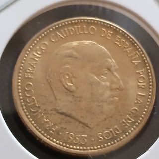 Moneda 2,5 pts Franco 1956