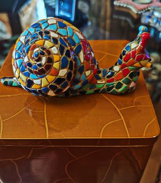 Caracol mosaico: Figura decorativa
