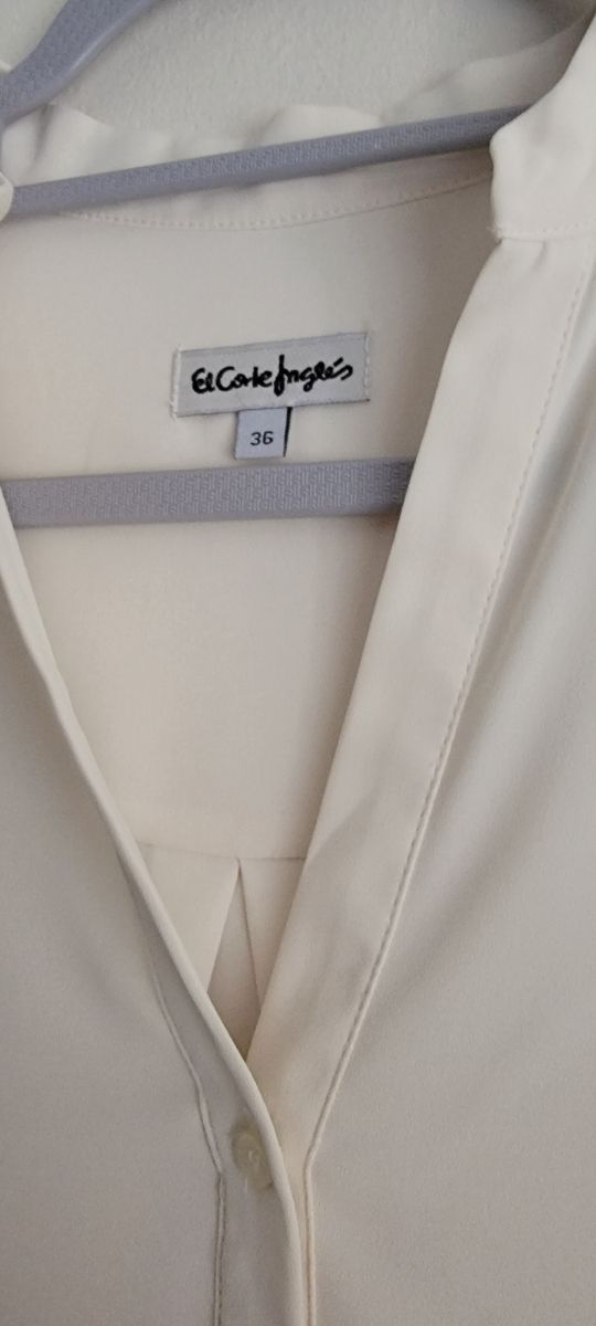 Blusa El Corte Inglés beige- S