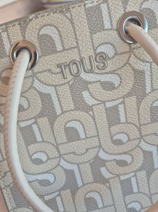 Bolso Tous bandolera beige