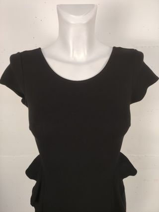 Mini abito nero donna elegante