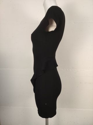 Mini abito nero donna elegante