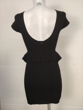 Mini abito nero donna elegante