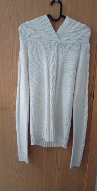Jersey blanco de punto