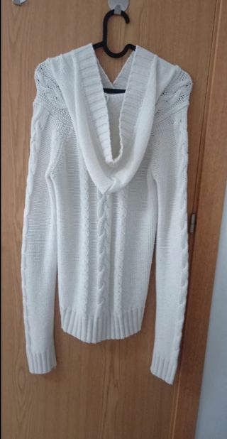 Jersey blanco de punto