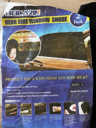 Malla parasol coche