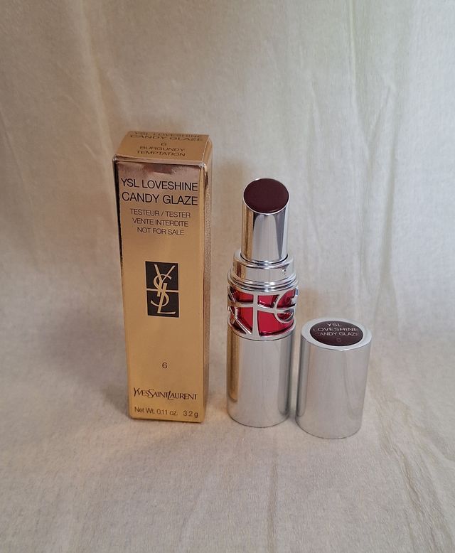 YSL Loveshine Candy Glaze 6 - Burgundy Temptation