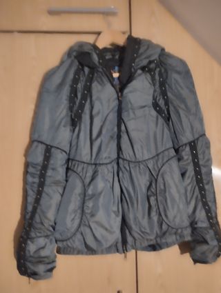 Chaqueta acolchada gris mujer M
