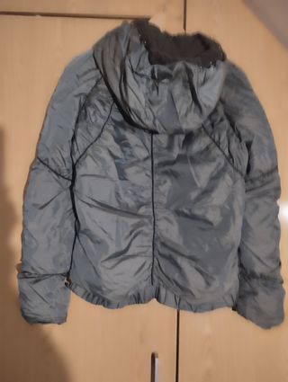 Chaqueta acolchada gris mujer M