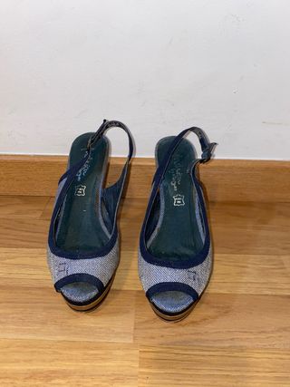Tacones azules 