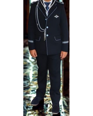 Traje comunión niño azul