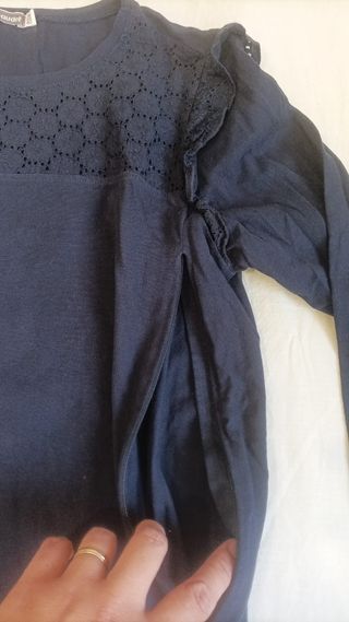 Camiseta premamá manga larga