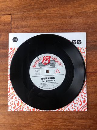 Single Vinilo: Burning - Jim Dinamita