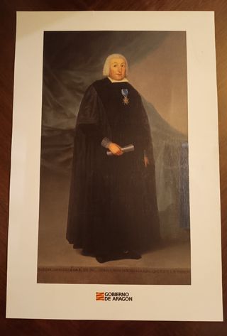 Lámina Goya: Retrato de José Cistué y Coll