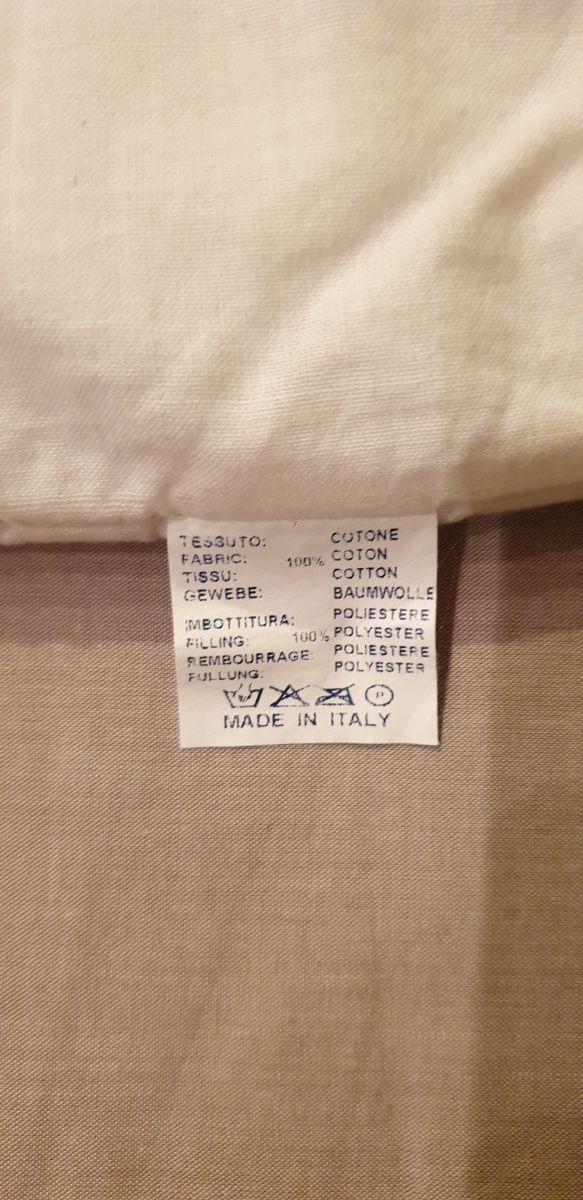 Piumino lettino bimbo bianco