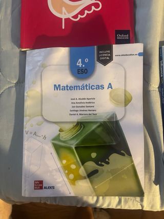 ingles, lengua y Matemáticas A 4.º ESO