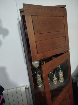 Vitrina roble francés - Mueble madera
