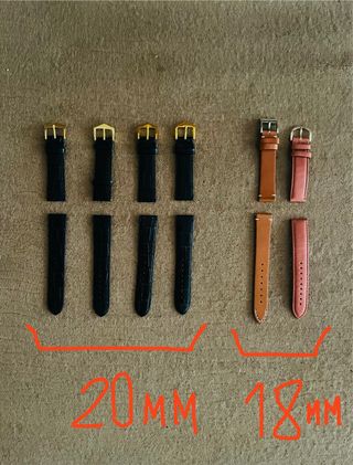 Correas reloj piel 20mm & 18mm