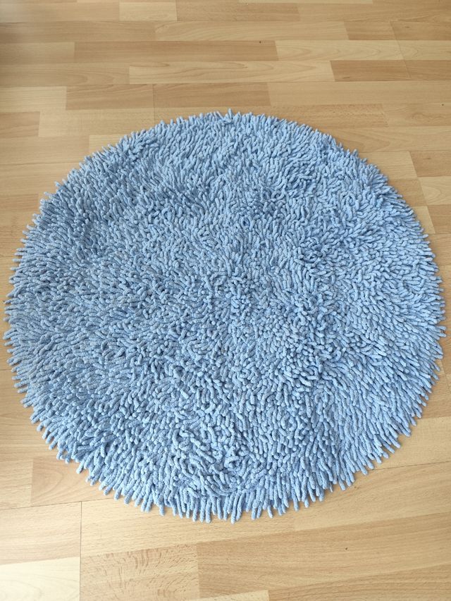 Alfombra redonda azul 140.