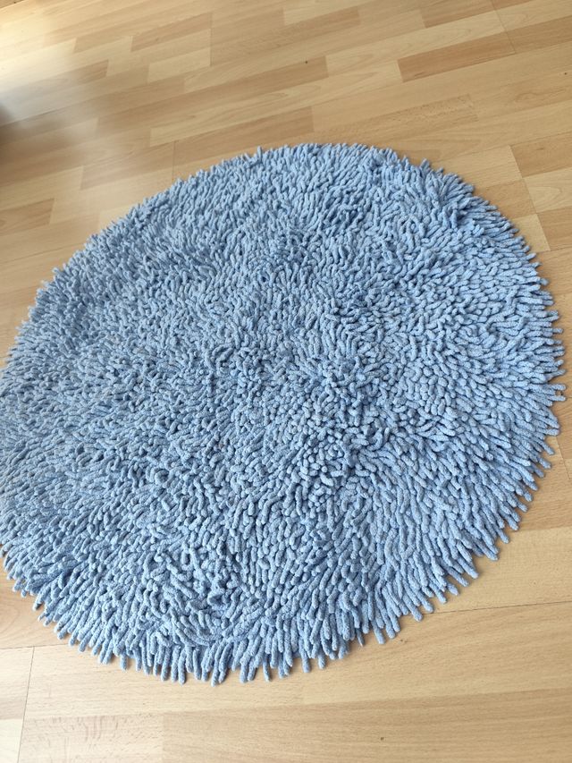 Alfombra redonda azul 140.