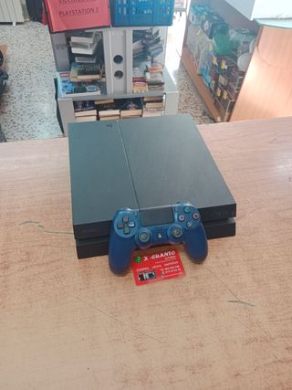 CONSOLA SONY PS4 FAT 500GB 12.50 CON MANDO Y CABLE