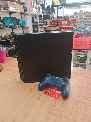 CONSOLA SONY PS4 FAT 500GB 12.50 CON MANDO Y CABLE