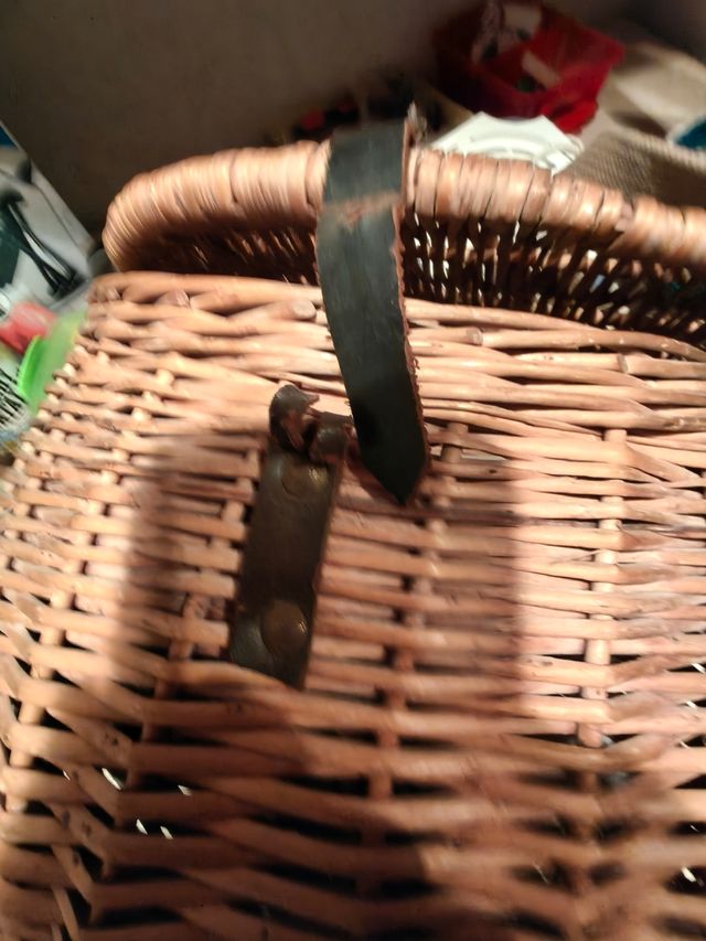 Caña más Zurrón pesca vintage