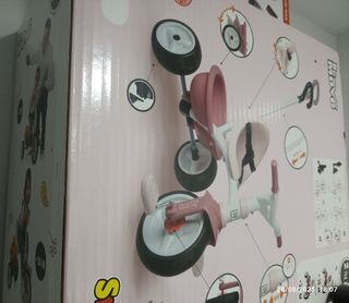 Triciclo Smoby Bi-Move rosa
