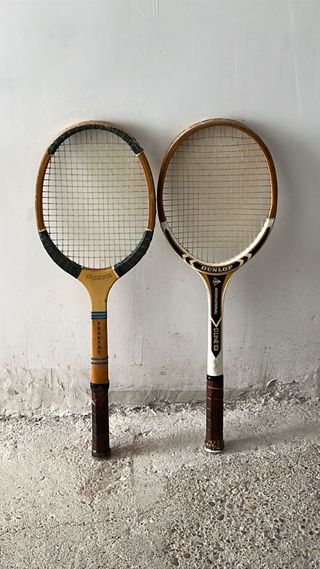 2 Raquetas Tenis Vintage Dunlop-Olympic