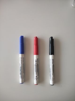 3 rotuladores pizarra Velleda